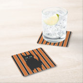 Leuke en Fancy Halloween Black Cats Kartonnen Onderzetters (Insitu)