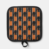Leuke en Fancy Halloween Black Cats Pannenlap (Voorkant)