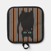 Leuke en Fancy Halloween Black Cats Pannenlap (Voorkant)