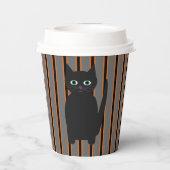 Leuke en Fancy Halloween Black Cats Papieren Bekers (Achterkant)