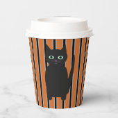 Leuke en Fancy Halloween Black Cats Papieren Bekers (Achterkant)