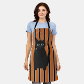 Leuke en Fancy Halloween Black Cats Schort (Gedragen)