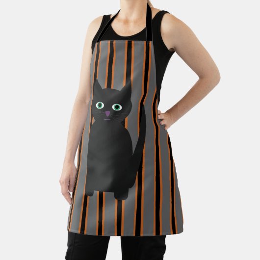 Leuke en Fancy Halloween Black Cats Schort (Insitu)