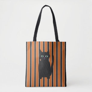 Leuke en Fancy Halloween Black Cats Tote Bag
