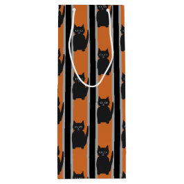 Leuke en Fancy Halloween Black Cats Wijn Cadeautas