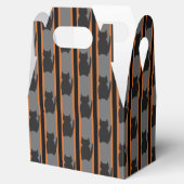 Leuke en Fancy Halloween Black Silhouette Cats Bedankdoosjes (Geopend)