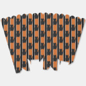 Leuke en Fancy Halloween Black Silhouette Cats Bedankdoosjes (Ongevouwen)