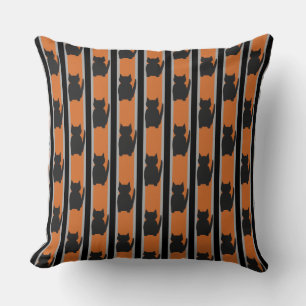 Leuke en Fancy Halloween Black Silhouette Cats Kussen