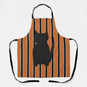 Leuke en Fancy Halloween Black Silhouette Cats Schort (Voorkant)