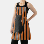 Leuke en Fancy Halloween Black Silhouette Cats Schort (Insitu)