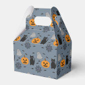 Leuke en Fancy Halloween Cat Ghost Pumpkin Web Bedankdoosjes (Achterkant)