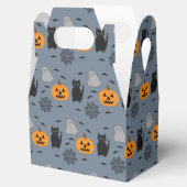 Leuke en Fancy Halloween Cat Ghost Pumpkin Web Bedankdoosjes (Geopend)