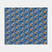 Leuke en Fancy Halloween Cat Ghost Pumpkin Web Fleece Deken (Voorkant (Horizontaal))