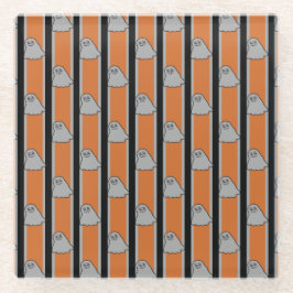 Leuke en Fancy Halloween Ghosts Glazen Onderzetter