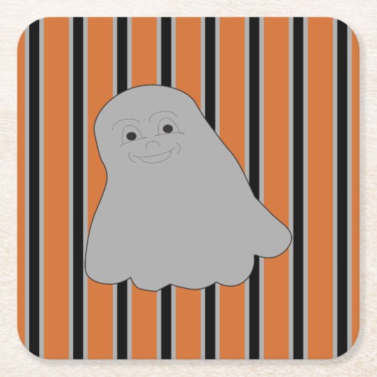 Leuke en Fancy Halloween Ghosts Kartonnen Onderzetters (Voorkant)