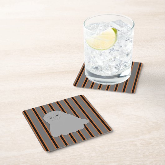 Leuke en Fancy Halloween Ghosts Kartonnen Onderzetters (Insitu)