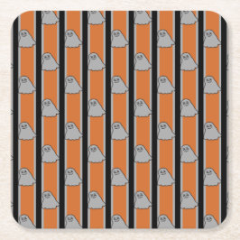 Leuke en Fancy Halloween Ghosts Kartonnen Onderzetters