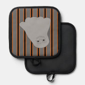 Leuke en Fancy Halloween Ghosts Pannenlap (Voorkant / Achterkant)