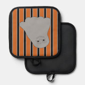 Leuke en Fancy Halloween Ghosts Pannenlap (Voorkant / Achterkant)