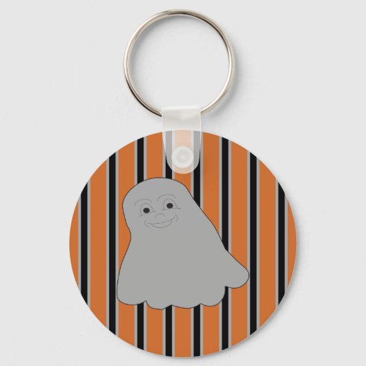 Leuke en Fancy Halloween Ghosts Sleutelhanger (Voorkant)