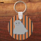 Leuke en Fancy Halloween Ghosts Sleutelhanger (Voorkant)
