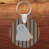 Leuke en Fancy Halloween Ghosts Sleutelhanger (Voorkant)