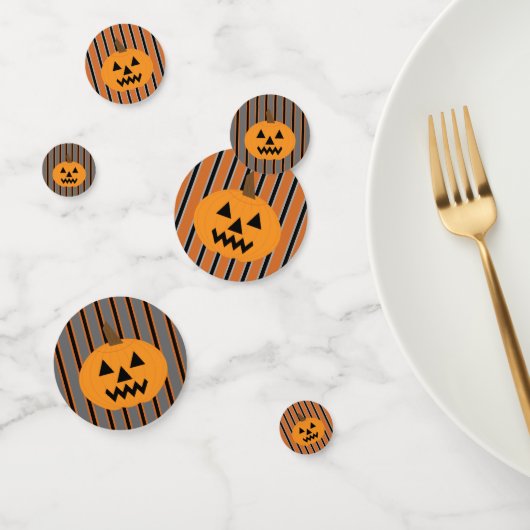 Leuke en Fancy Halloween Pumpkins Confetti (Groep)