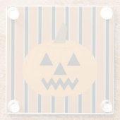 Leuke en Fancy Halloween Pumpkins Glazen Onderzetter (Achterkant)