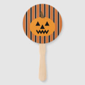Leuke en Fancy Halloween Pumpkins Handwaaier (Achterkant)