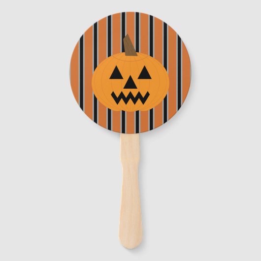 Leuke en Fancy Halloween Pumpkins Handwaaier (Voorkant)