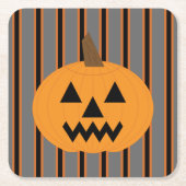 Leuke en Fancy Halloween Pumpkins Kartonnen Onderzetters (Voorkant)