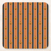 Leuke en Fancy Halloween Pumpkins Kartonnen Onderzetters (Voorkant)