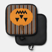 Leuke en Fancy Halloween Pumpkins Pannenlap (Voorkant / Achterkant)