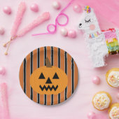 Leuke en Fancy Halloween Pumpkins Papieren Bordje (Feest)