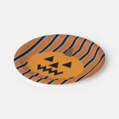 Leuke en Fancy Halloween Pumpkins Papieren Bordje (Gekanteld)