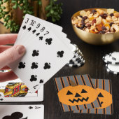Leuke en Fancy Halloween Pumpkins Pokerkaarten (Insitu)