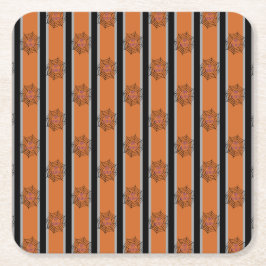 Leuke en Fancy Halloween Spider Webs Kartonnen Onderzetters