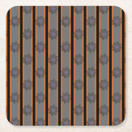 Leuke en Fancy Halloween Spider Webs Kartonnen Onderzetters