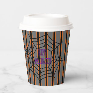 Leuke en Fancy Halloween Spider Webs Papieren Bekers