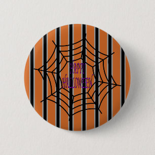 Leuke en Fancy Halloween Spider Webs Ronde Button 5,7 Cm