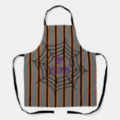 Leuke en Fancy Halloween Spider Webs Schort (Voorkant)