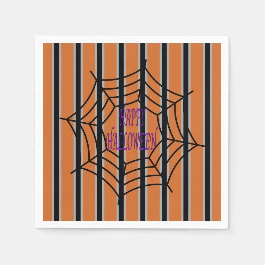 Leuke en Fancy Halloween Spider Webs Servet (Voorkant)