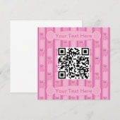 Leuke en Fancy Kat en Hond QR Code Kaart (Voorkant / Achterkant)