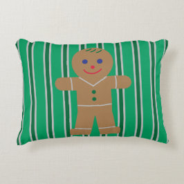 Leuke en Fancy kerst Gingerbread Man Accent Kussen
