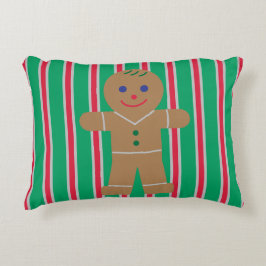 Leuke en Fancy kerst Gingerbread Man Accent Kussen