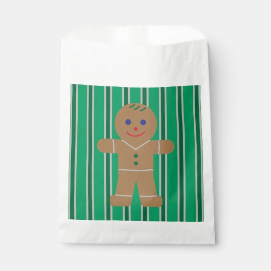 Leuke en Fancy kerst Gingerbread Man Bedankzakje (Voorkant)
