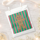 Leuke en Fancy kerst Gingerbread Man Bedankzakje (Geknipt)