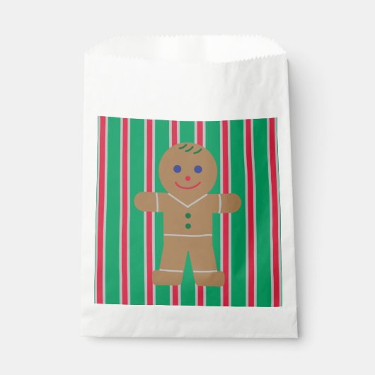 Leuke en Fancy kerst Gingerbread Man Bedankzakje (Voorkant)