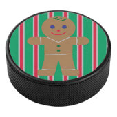 Leuke en Fancy kerst Gingerbread Man Hockey Puck (3/4)