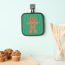 Leuke en Fancy kerst Gingerbread Man Pannenlap